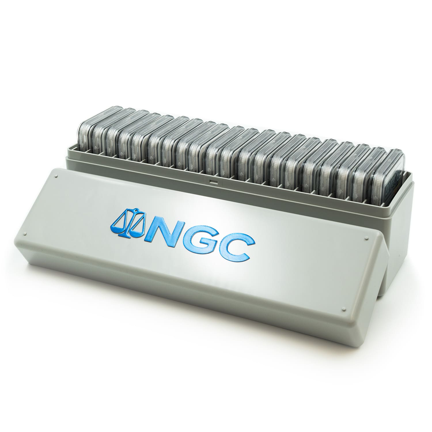 NGC® Universal Coin Slab Storage Box - SILVER - JP's Corner