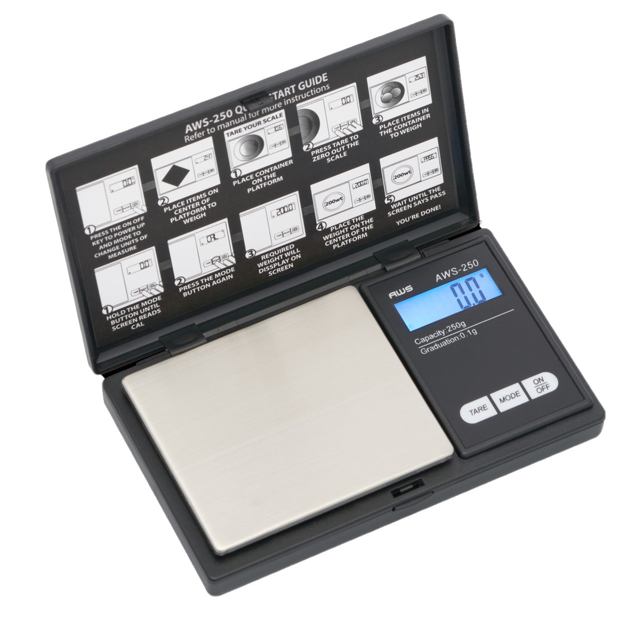 American Weigh Scales - AWS-250 Gram Precision Scale