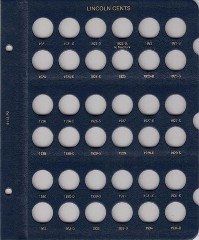 Whitman Albums: Lincoln Cents -Years: 1909-1995 #9112