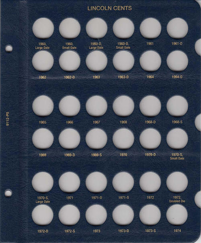 Whitman Albums: Lincoln Cents -Years: 1909-1995 #9112