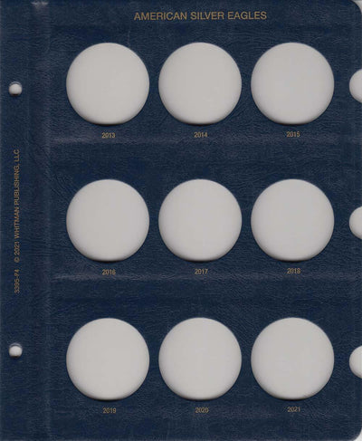 Whitman Albums: American Silver Eagle 1986- #3395