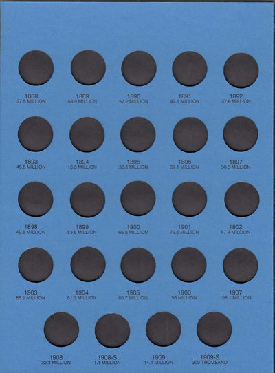 Whitman Folder: Indian Head Cents 1857-1909 #9003