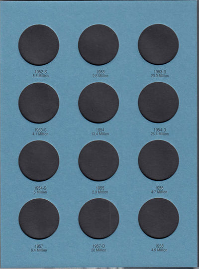 Whitman Folder: Franklin Half Dollars- 1948-1963 #9032