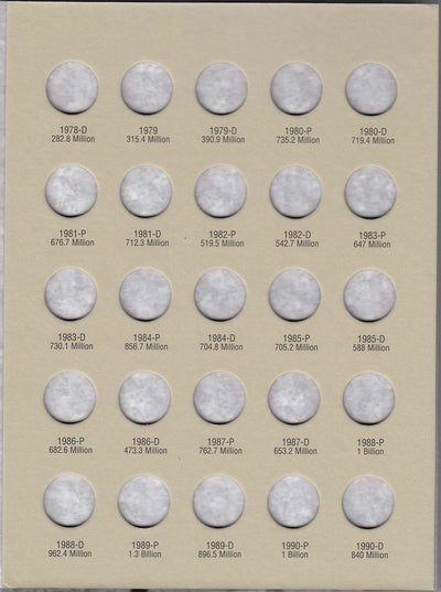 Harris Folder: Roosevelt Dimes #2 1965-1999 #2685