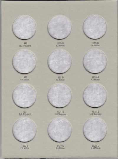Harris Folder: Walking Liberty Half Dollars #1 1916-1936 #2693