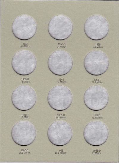 Harris Folder: Franklin Half Dollars 1948-1963 #2695