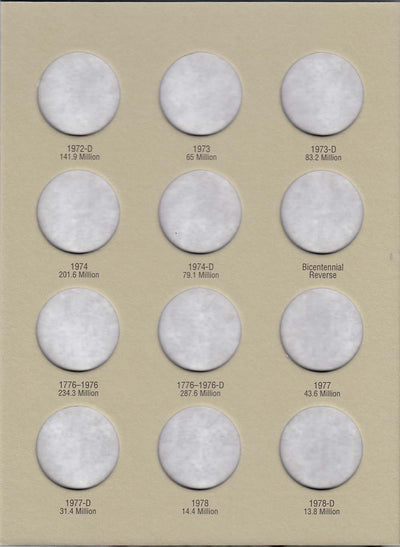 Harris Folder: Kennedy Half Dollars #1 1964-1984 #2696