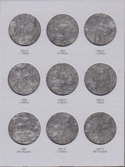 Harris Folder: Peace Dollars 1921-1935 #2709
