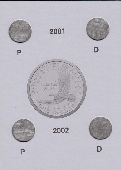 Harris Folder: Sacagawea Dollars - 2000-2004 #2715