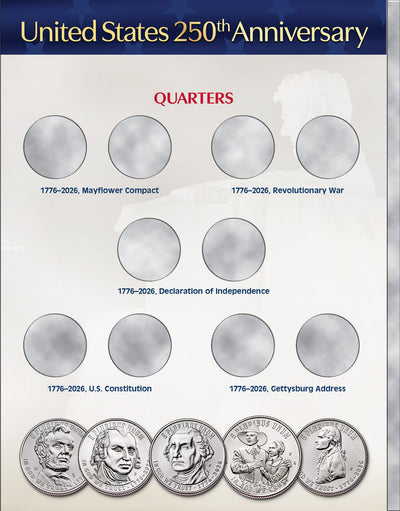 Whitman Folder: United States 250th Anniversary Collection: 2026 (Single Mint) Full Color #5535