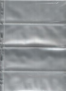 Lighthouse Grande 4 Pocket Currency Pages (358075) 50 Count Pack / CLOSEOUT