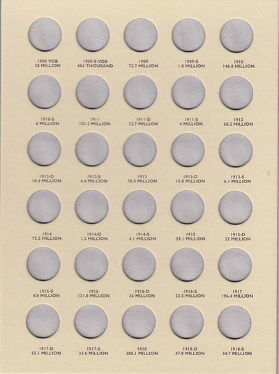 Littleton Folder: Lincoln Cents 1909-1929 LCF18