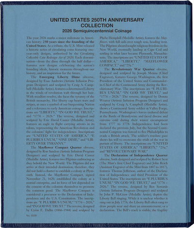 Whitman Albums: United States 250th Anniversary 2026 P&D - #5539