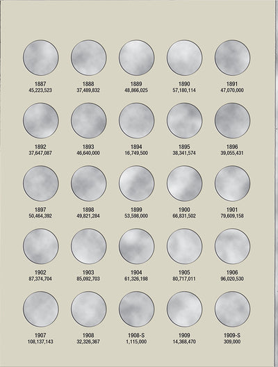 Harris Folder: Indian Head Cents 1857-1909 #2671