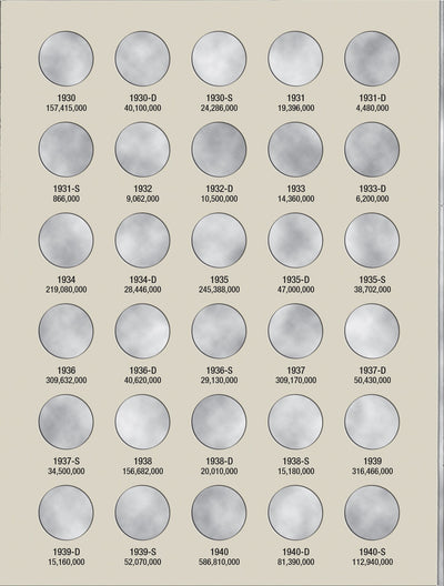Harris Folder: Lincoln Cents #1 1909-1940 #2672