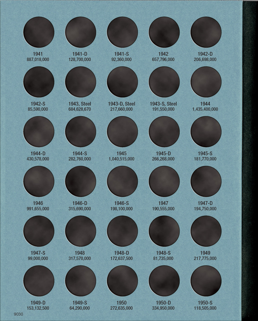 Whitman Folder: Lincoln Cents #2 1941-1974 #9030 - JP's Corner