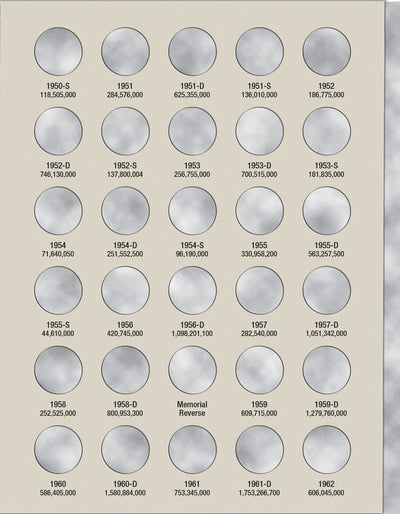 Harris Folder: Lincoln Cents #2 1941-1974 #2673