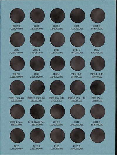 Whitman Folder: Lincoln Cents #3 1975-2013 #9033