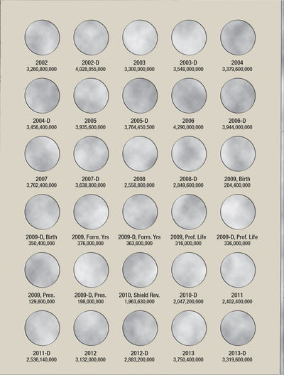 Harris Folder: Lincoln Cents #3 1975- 2013 #2674