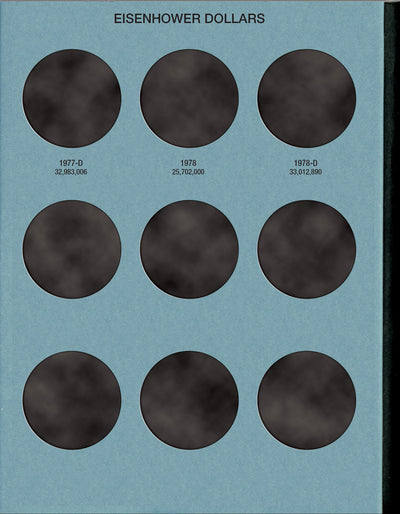 Whitman Folder: Eisenhower/Susan B Dollars- 1971-1999 #9023