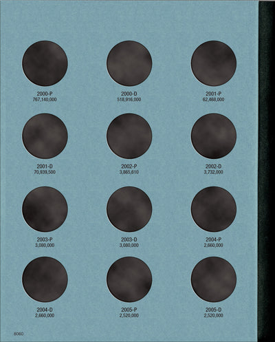 Whitman Folder: Sacagawea Dollars: 2000-2008 #8060