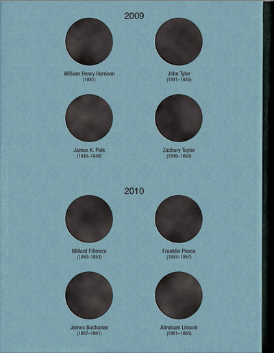 Whitman Folder Presidential Dollar #1 2007-2011 #2181