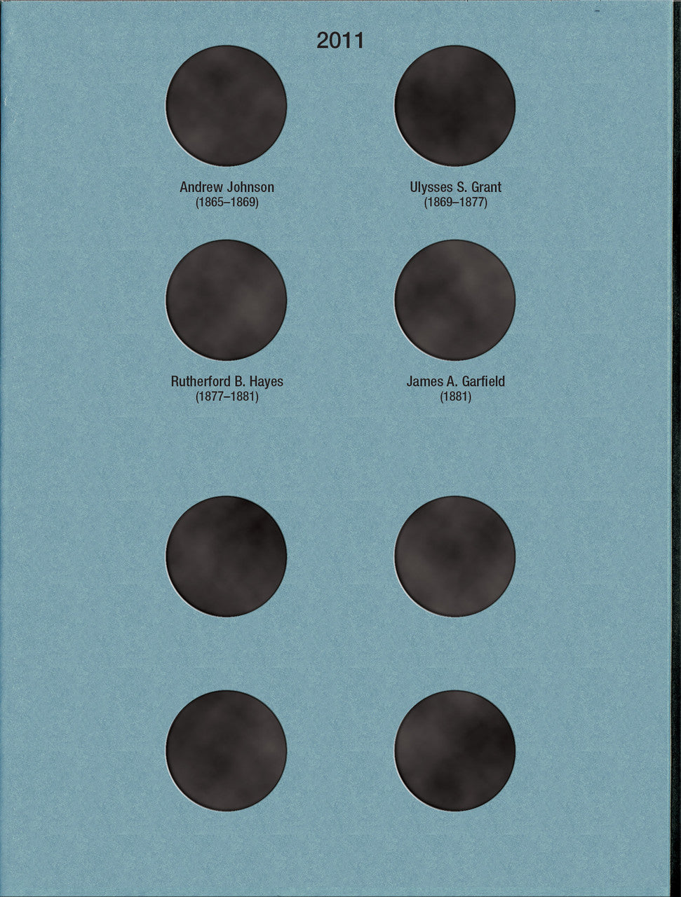 Whitman Folder Presidential Dollar #1 2007-2011 #2181