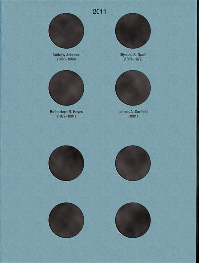 Whitman Folder Presidential Dollar #1 2007-2011 #2181