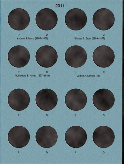 Whitman Folder Presidential Dollar Vol 1 P&D 2007-2011 #2275