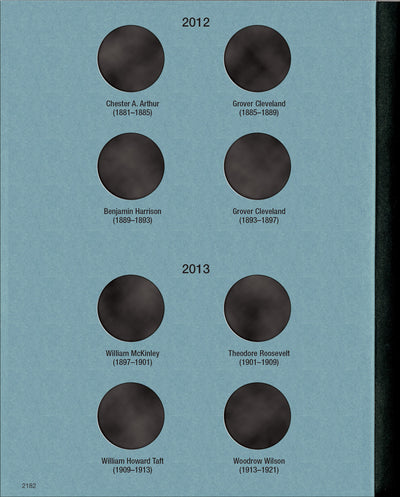Whitman Folder Presidential Dollar #2 2012- #2182