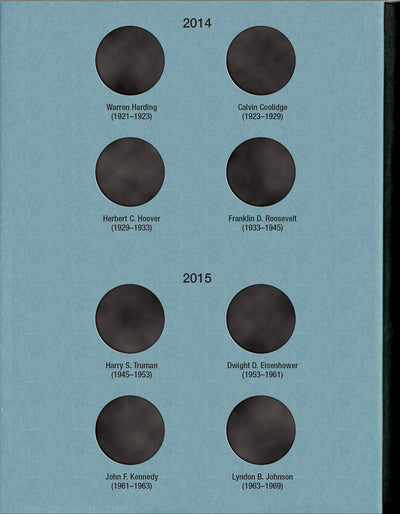 Whitman Folder Presidential Dollar #2 2012- #2182
