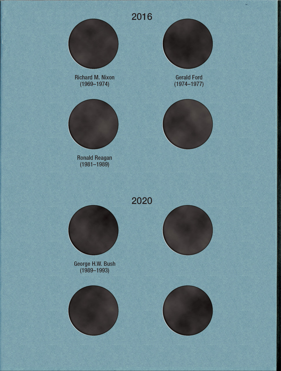 Whitman Folder Presidential Dollar #2 2012- #2182