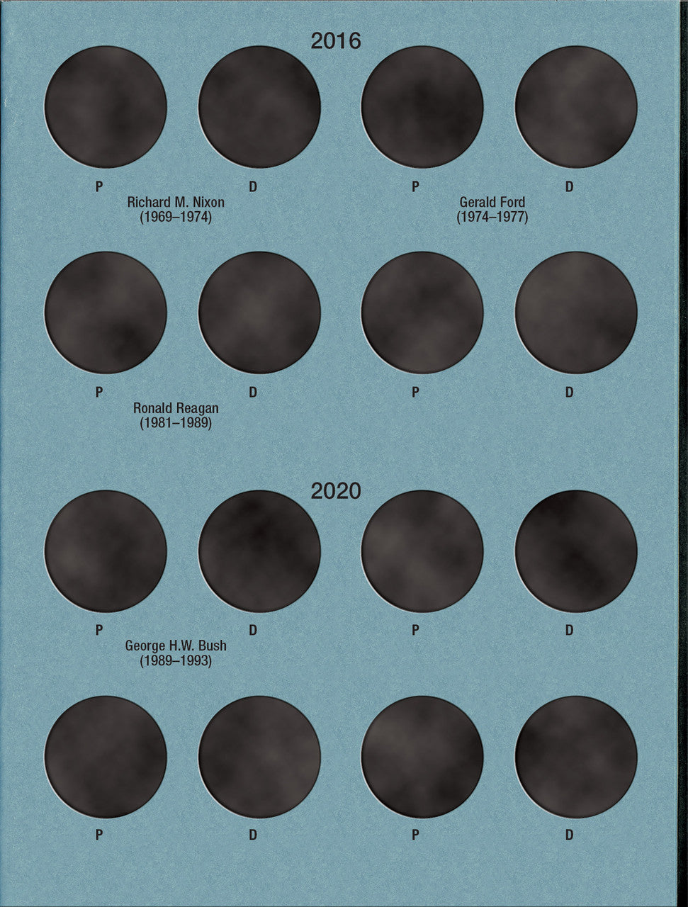 Whitman Folder Presidential Dollar Vol 2 P&D 2012- #2276
