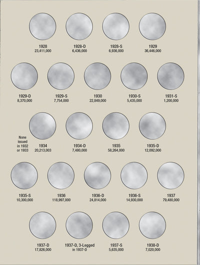 Harris Folder: Buffalo Nickels 1913-1938 #2678