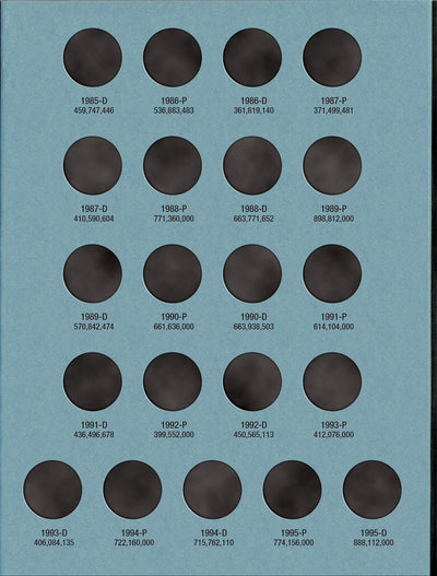 Whitman Folder: Jefferson Nickels #2: 1962-1995 #9039