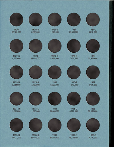 Whitman Folder: Mercury Dimes: 1916-1945 #9014