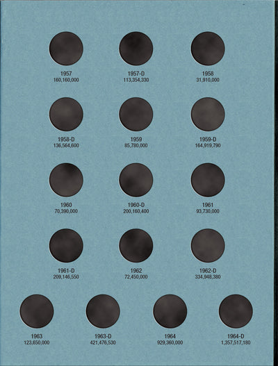 Whitman Folder: Roosevelt Dimes #1: 1946-1964 #9029