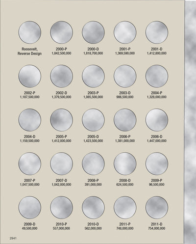 Harris Folder: Roosevelt Dimes #3 2000- #2941