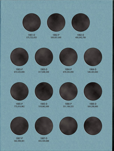 Whitman Folder: Washington Quarters #3: 1965-1987 #9040