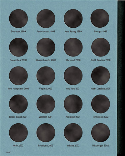 Whitman Folder: Official State Quarter- 1999-2009 #8097