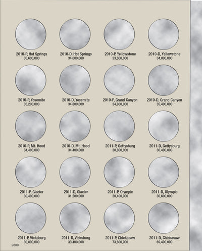 Harris Folder: National Park Quarters P&D Vol I #2880