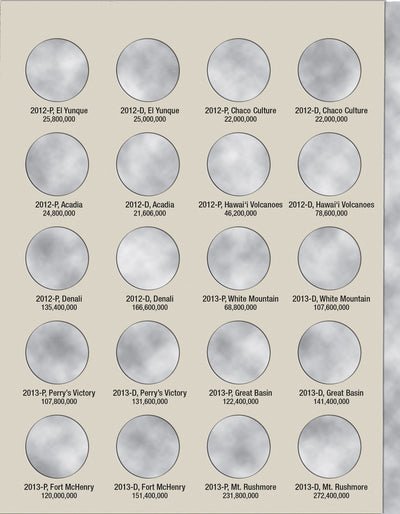 Harris Folder: National Park Quarters P&D Vol I #2880