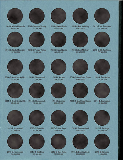 Whitman Folder: National Parks P&D 2010-2021 #8752