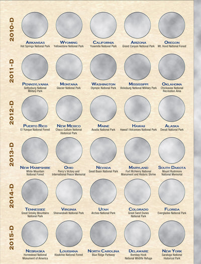 Harris Folder: National Park Quarters P&D #8795