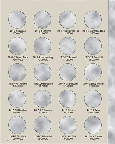 Harris Folder: National Park Quarters P&D Vol II #2881