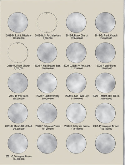 Harris Folder: National Park Quarters P&D Vol II #2881
