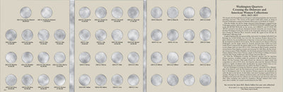 Harris Folder: Crossing the Delaware and American Women Quarters Collection - #4952