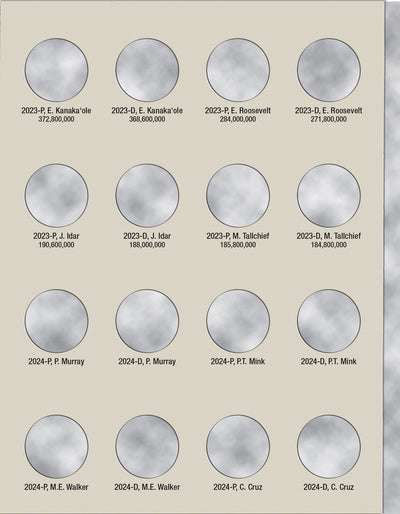 Harris Folder: Crossing the Delaware and American Women Quarters Collection - #4952