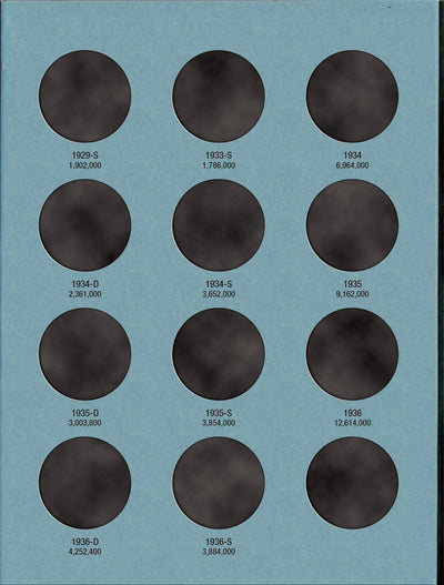 Whitman Folder: Walking Liberty Half Dollars #1- 1916-1936 #9021