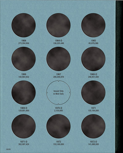 Whitman Folder: Kennedy Half Dollars #1: 1964-1985 #9699